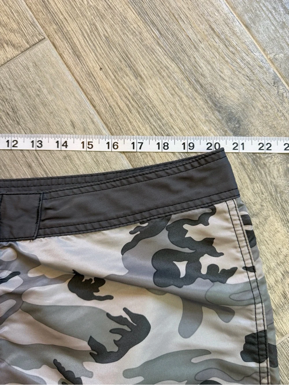Vintage Red Sand Board Shorts Swim Trunks Beach Surf Mens 42 Gray Black Camo Y2K